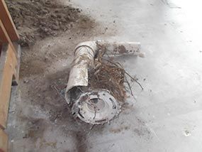 toilet sewer pipe